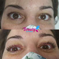 Lifting de pestañas: resultado en una chica en Beauty By Patricia