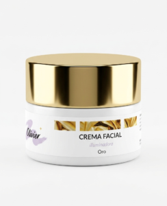 Crema facial de oro